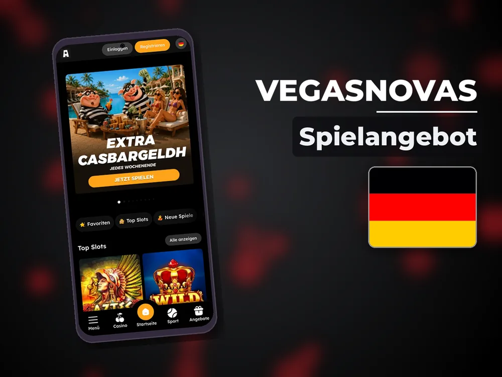 Vegasnovas - Spielangebot