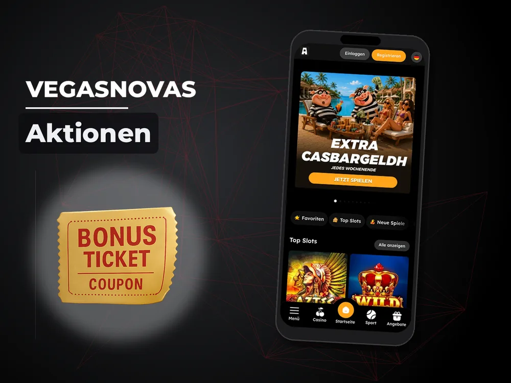 Vegasnovas - Aktionen
