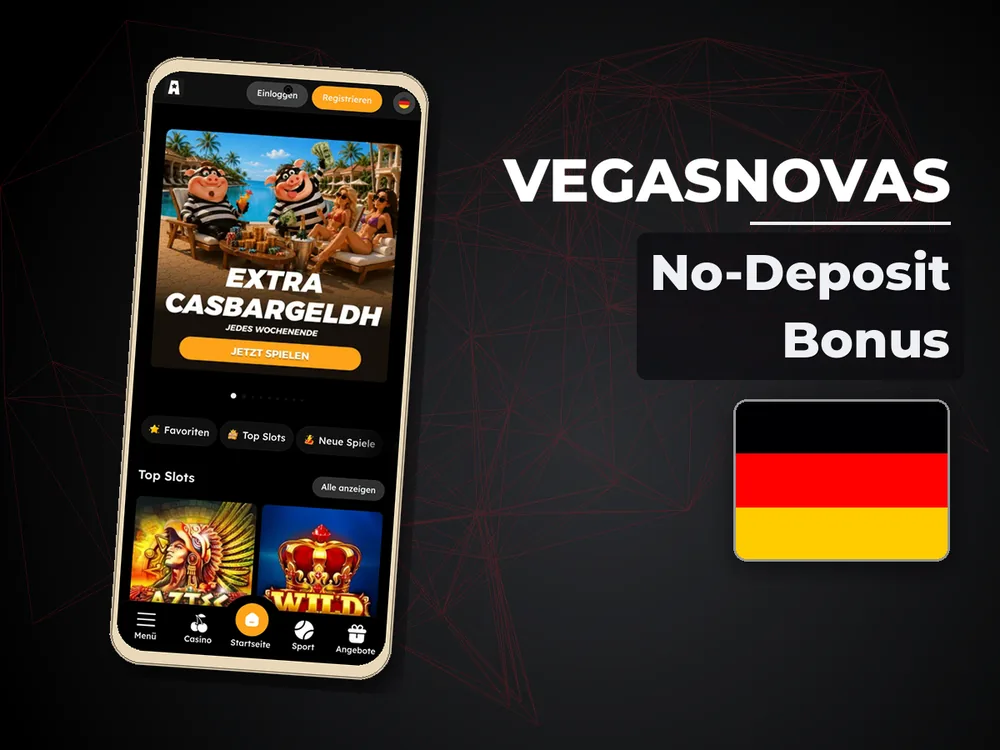 Vegasnovas - No-Deposit Bonus
